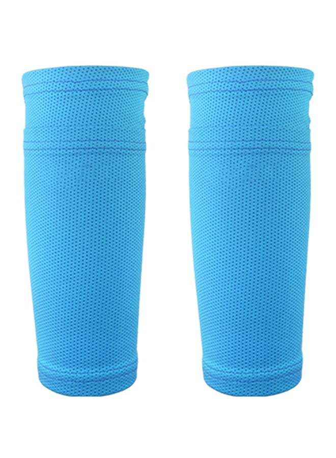 Generic 2 PCS Soccer Shin Sleeves Football Calf Socks Breathable Football Protective Sleeves with Pocket for Shin Guards - Image 1