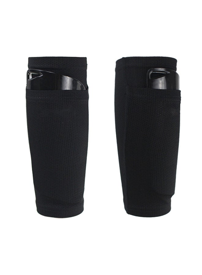 Generic 2 PCS Soccer Shin Sleeves Football Calf Socks Breathable Football Protective Sleeves with Pocket for Shin Guards - Image 2
