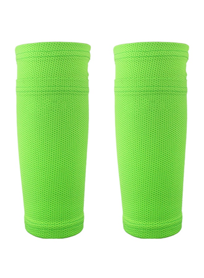 Generic 2 PCS Soccer Shin Sleeves Football Calf Socks Breathable Football Protective Sleeves with Pocket for Shin Guards - Image 1