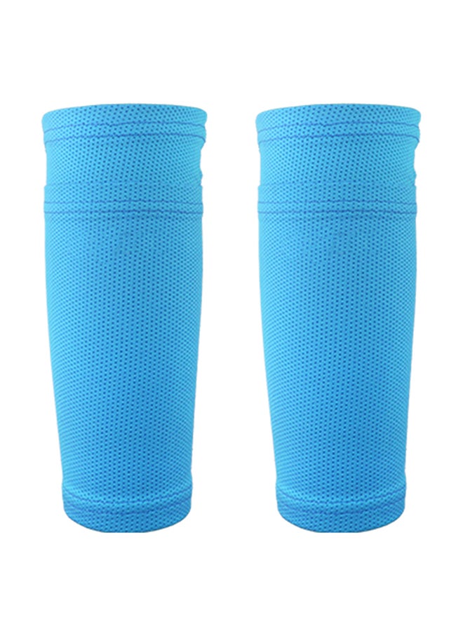 Generic 2 PCS Soccer Shin Sleeves Football Calf Socks Breathable Football Protective Sleeves with Pocket for Shin Guards - Image 1