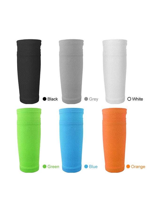 Generic 2 PCS Soccer Shin Sleeves Football Calf Socks Breathable Football Protective Sleeves with Pocket for Shin Guards - Image 2