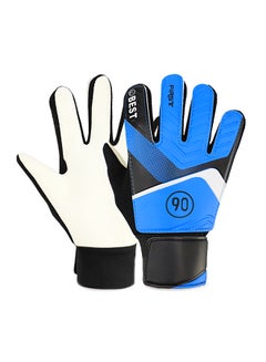 Generic Kid's Goalkeeper Gloves Finger Protection Latex Soccer Goalie Gloves Teenagers Breathable Sports Gloves 