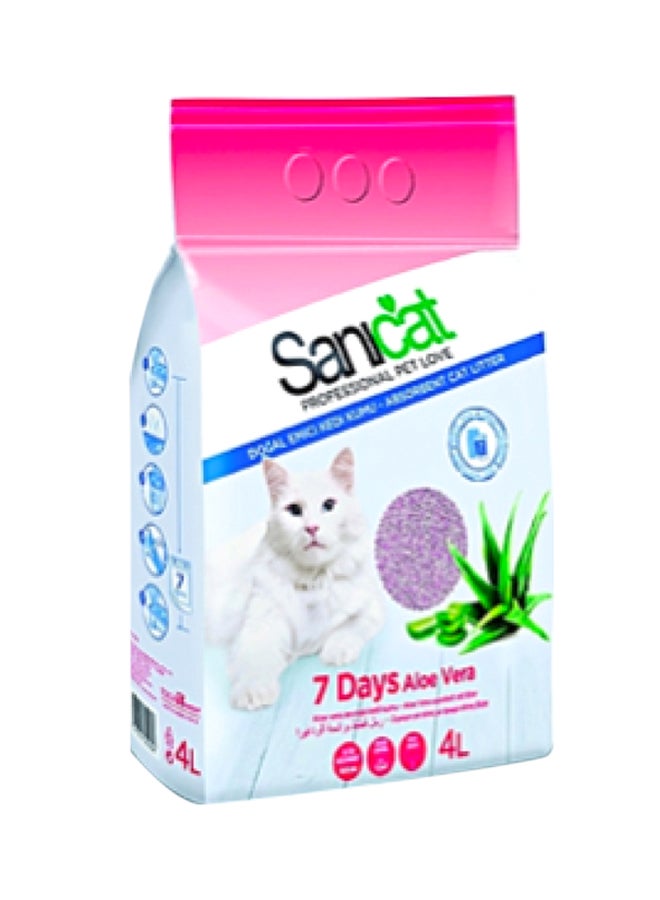 Sanicat 7 Days Aloe Vera 4 L Multicolour