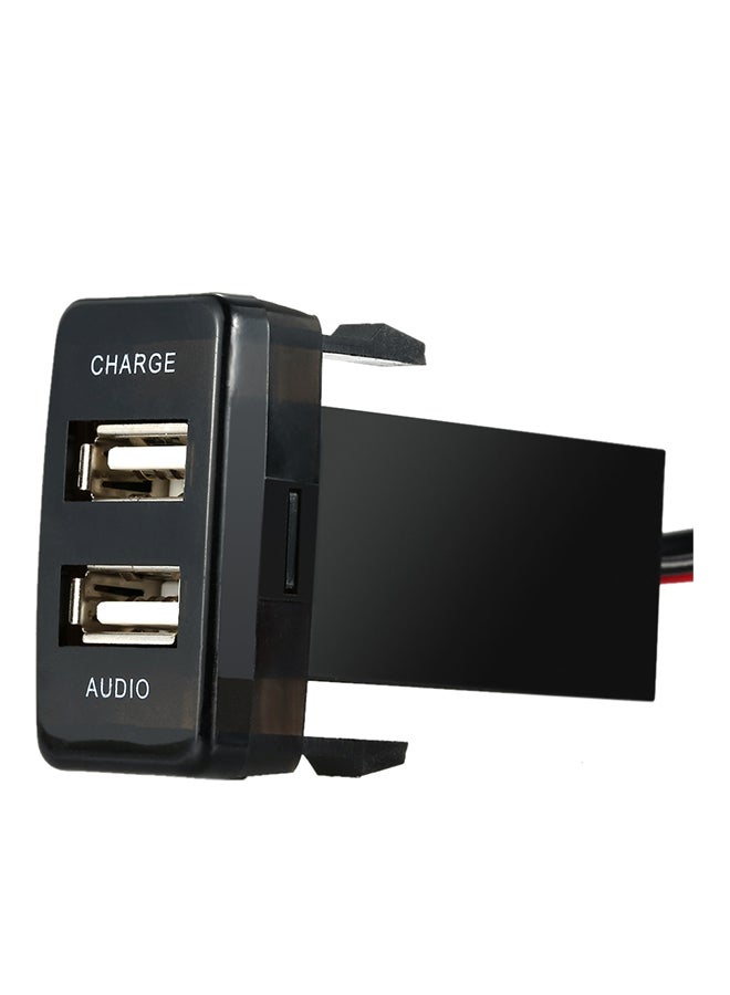 Generic 5V 2.1A USB Interface Socket Charger Plus USB Socket  - Image 1