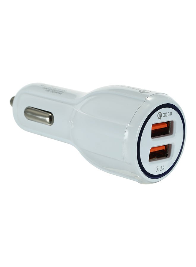 Qc3.0 Dual USB Fast Charging Car Charger - Image 1