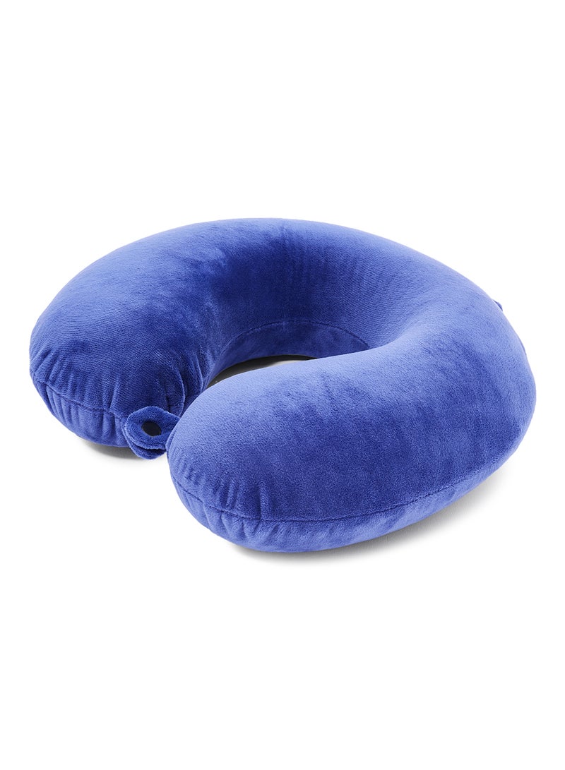 U Shaped Foam Travel Pillow foam Navy Free Size