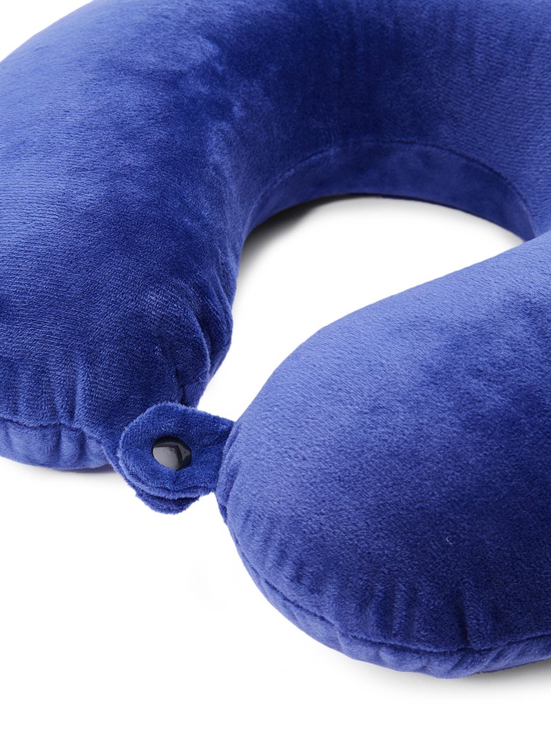 U Shaped Foam Travel Pillow foam Navy Free Size