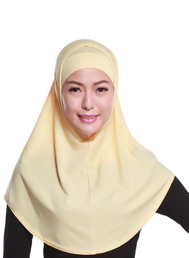 2-Piece Head Cover Hijab Beige - v1558527677/N26058667V_1