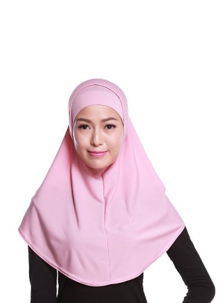 2-Piece Head Cover Hijab Pink - v1558527677/N26058678V_1