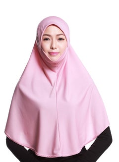 Long Head Cover Hijab Pink
