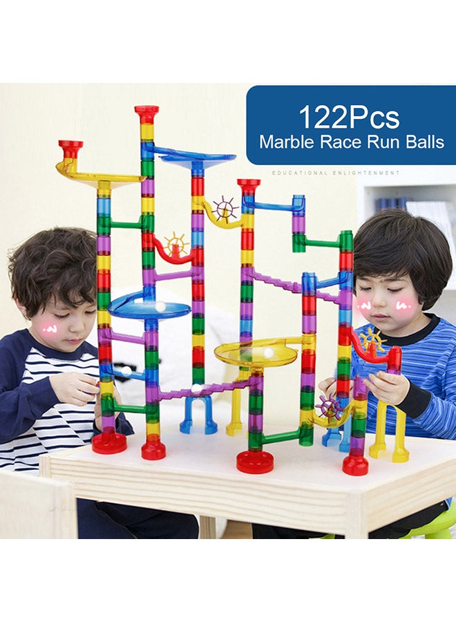 Generic - 122Pcs Marble Run Toy Marble Game Building Blocks Set - Image 1