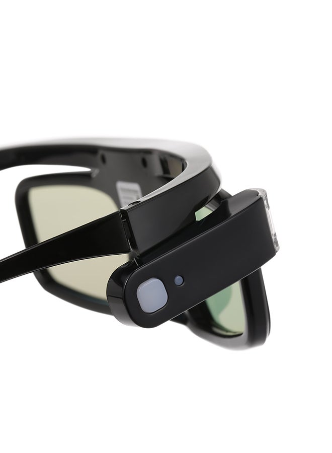 Generic 3D Active Rechargeable Shutter Glasses Black  - Image 4