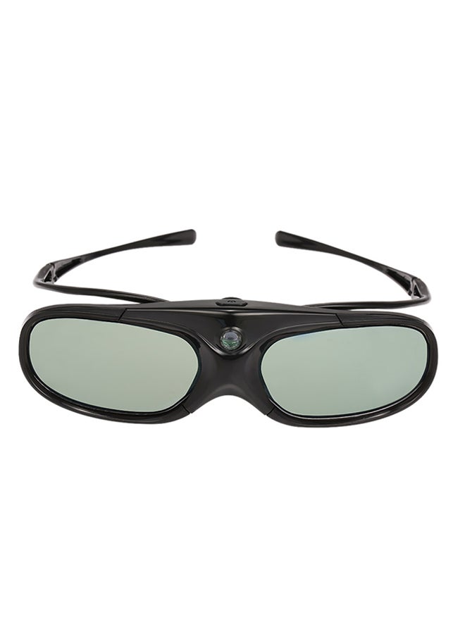 Generic 3D Active Shutter Bluetooth Glasses Black  - Image 1