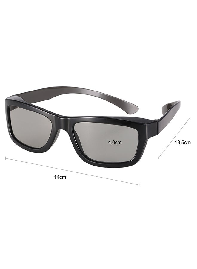 Generic Lightweight Passive 3D Glasses Black  - Image 3