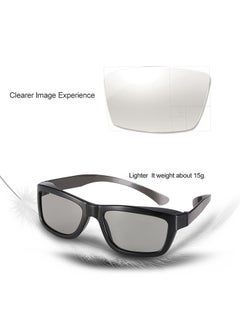 Generic Lightweight Passive 3D Glasses Black  - Image 4