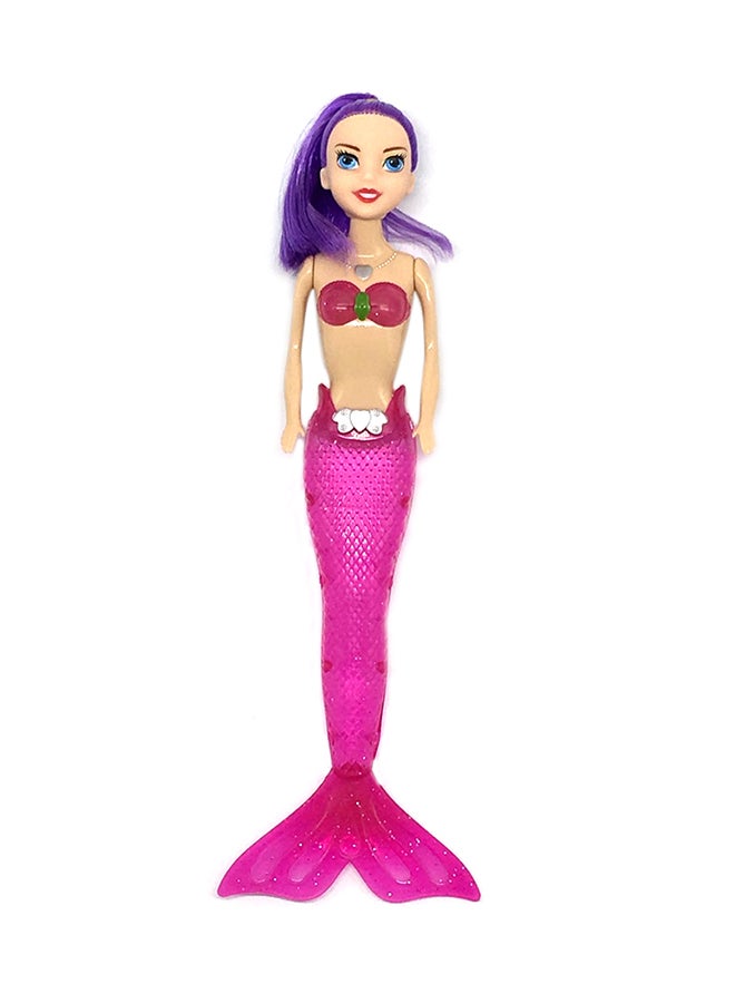 Waterproof LED Light Flash Swimming Mermaid Princess Doll
