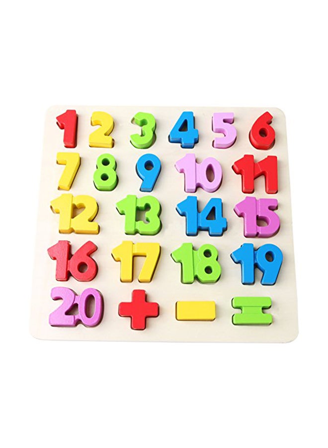 Numbers Alphabet Wooden Puzzle Set