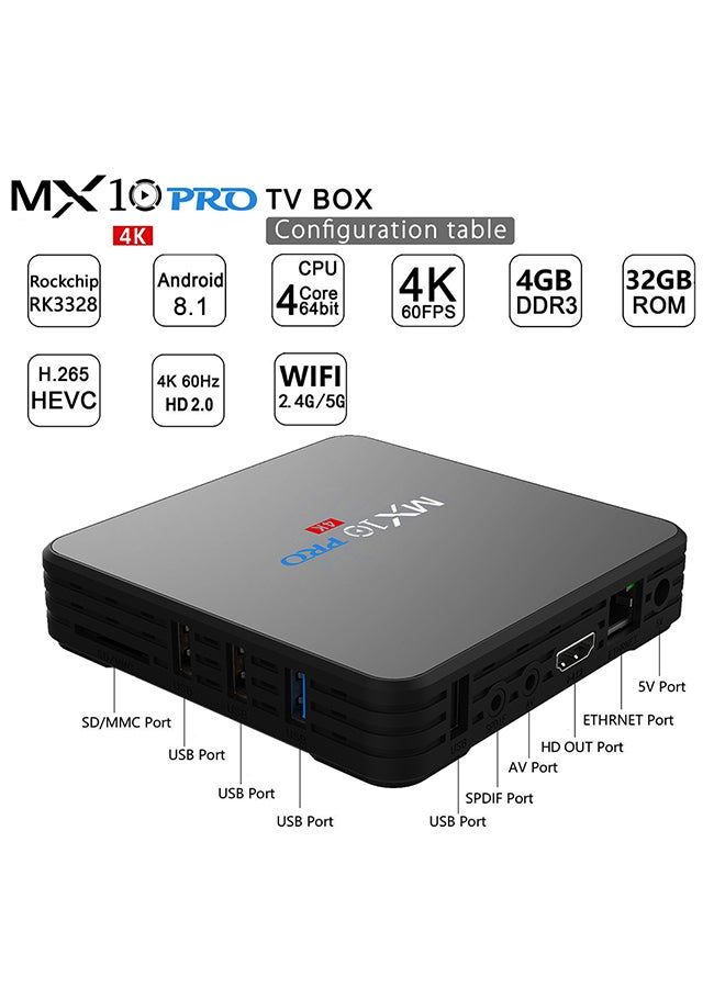 Smart TV Box MX10 PRO Black  - Image 3