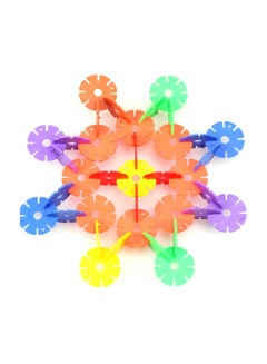 Generic 100-Piece Snow Snowflake Building Blocks Bricks Set  - Image 1