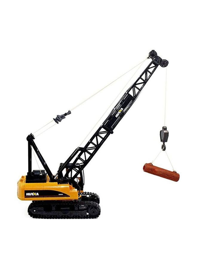 HUINA RC Alloy Crane Engineering Truck With Movable Latticed Boom Hook - Image 2