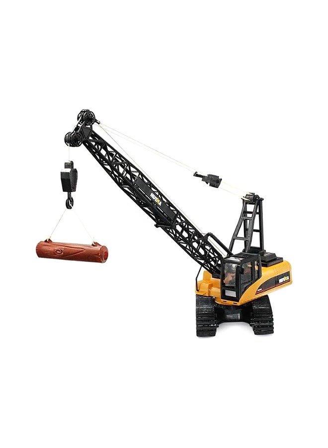HUINA RC Alloy Crane Engineering Truck With Movable Latticed Boom Hook - Image 1