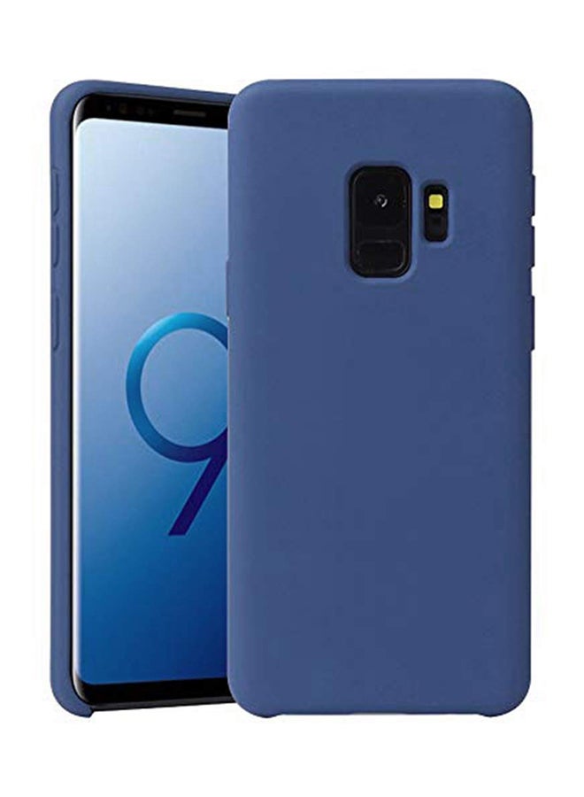 Olliwon Soft Liquid Silicone Slim Gel Protective Phone Case Cover For Samsung Galaxy S9 Blue