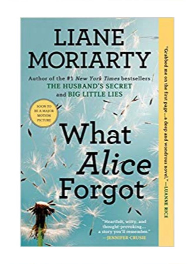 What Alice Forgot (ما نسيته أليس) غلاف ورقي الإنجليزية - 24 April 2012