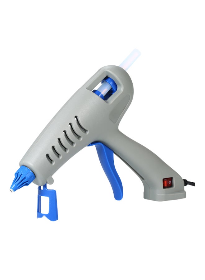 Hot Melt Glue Gun 100W DIY Heating Craft Repair Tool Grey/Blue 21.3 x 21 x 6cm