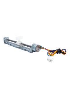 Generic Stepper Motor Stroke with Slider Silver 13 x 3.5 x 3.5cm 