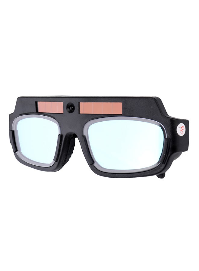 Generic Solar Energy Auto Darkening Welding Safety Goggles Anti UV Weld Professional Glasses Black/Blue 17 x 7.5 x 6cm 
