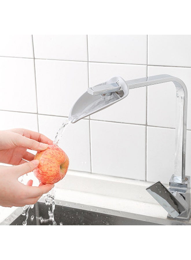 وصلة تمديد لصنبور الماء لتسهيل غسل اليدين رمادي 11X11X2سم - Image 2
