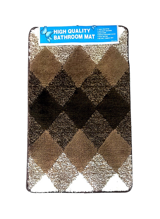 Multi-color bath pedal is elegant and beautiful Brown 50*80cm