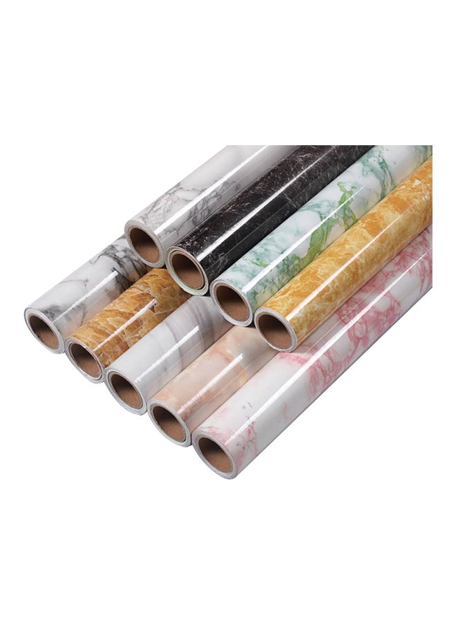 Marble Pattern Self-Adhesive Wallpaper Beige 0.48kg  - Image 1