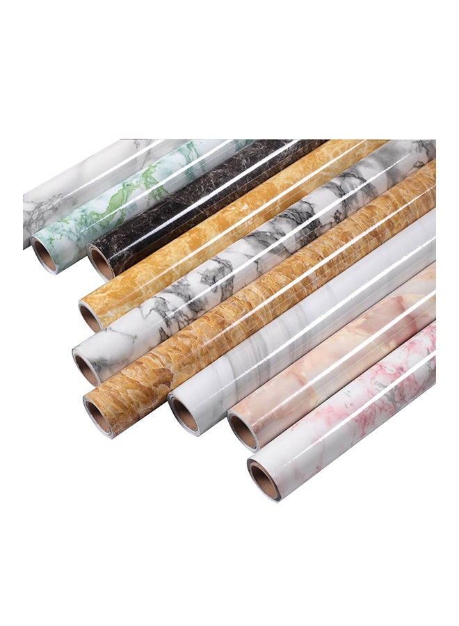 Marble Pattern Self-Adhesive Wallpaper Beige 0.08kg - Image 1