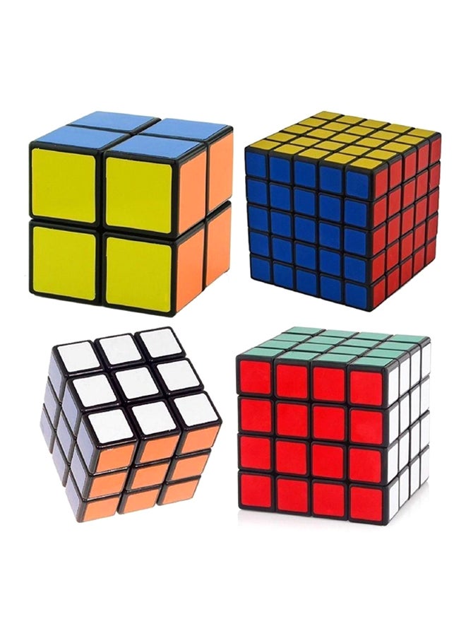 Unique Set Of 4 Rubiks Cube Speed Puzzle Magic Kids Toy - Image 2