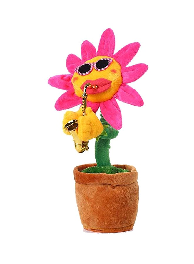 Unique Music Singing And Dancing Saxophone Sunflower Funny Creative Electric Toys - Image 1