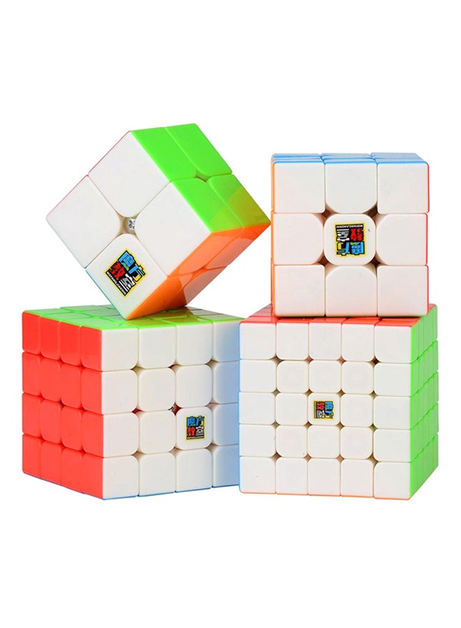 Unique Set Of 4 Rubiks Cube Speed Puzzle Magic Kids Toy - Image 2