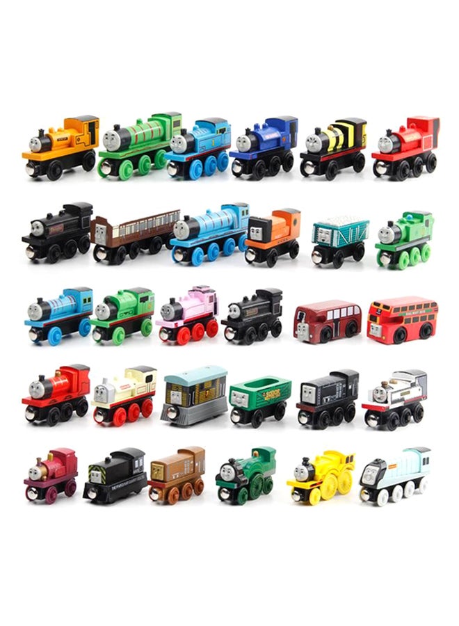 Unique 30-Pieces The Wooden Model Of Thomas Small Train Multicolour - Image 1