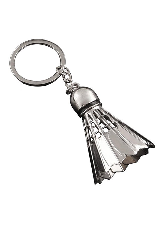 Bluelans Badminton Key Chain Silver - Image 1