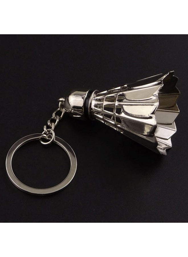 Bluelans Badminton Key Chain Silver - Image 2