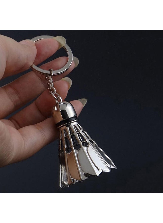 Bluelans Badminton Key Chain Silver - Image 4