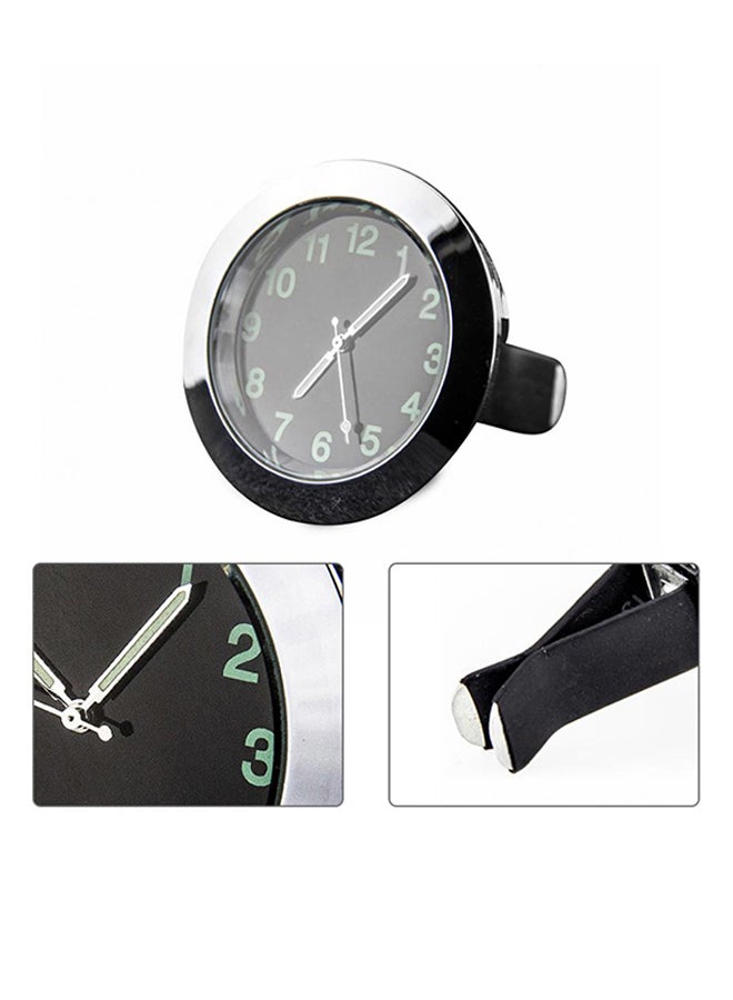 Bluelans - Car Auto Luminous Clock Quartz Analog Watch Air Conditioning Outlet Accessory - Image 1