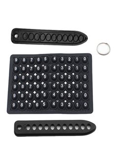 Bluelans DIY Anti-Lost Phone Number Mark Keychain  - Image 1
