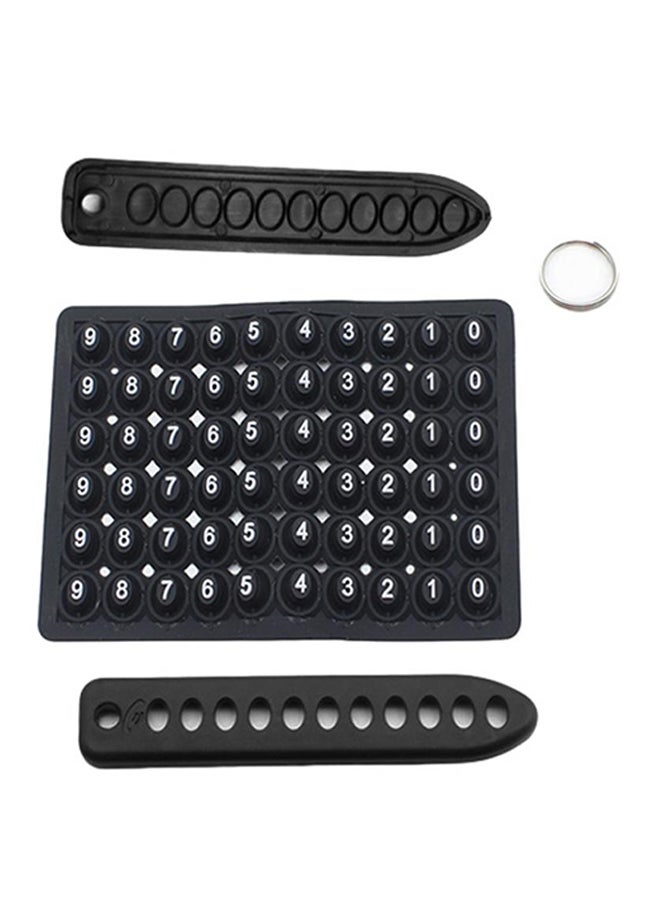 Bluelans DIY Anti-Lost Phone Number Mark Keychain  - Image 1