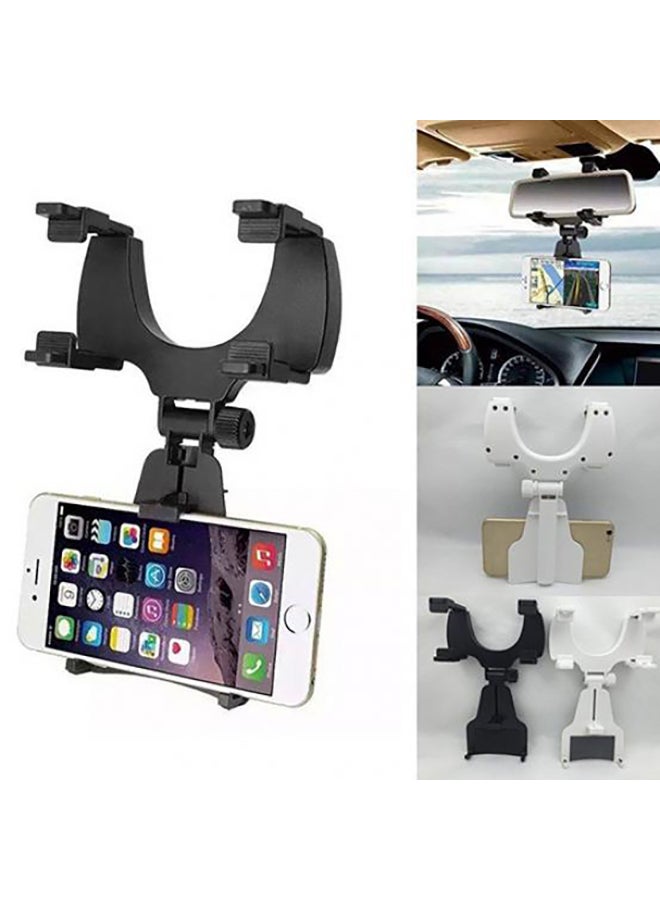 Bluelans Car Rearview Mirror Mount Holder Stand For Cell Phone Gps  - Image 2