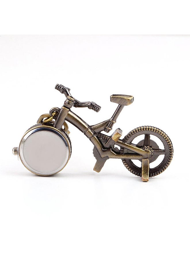 Bluelans - Vintage Bike Clock Quartz Pocket Pendant Watch Keychain - Image 1