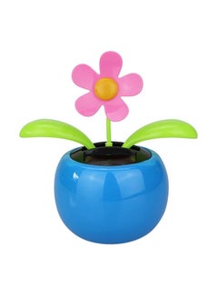 Bluelans Solar Powered Dancing Flower Flip Flop Leaves Car Display Dashboard Toy Gift 