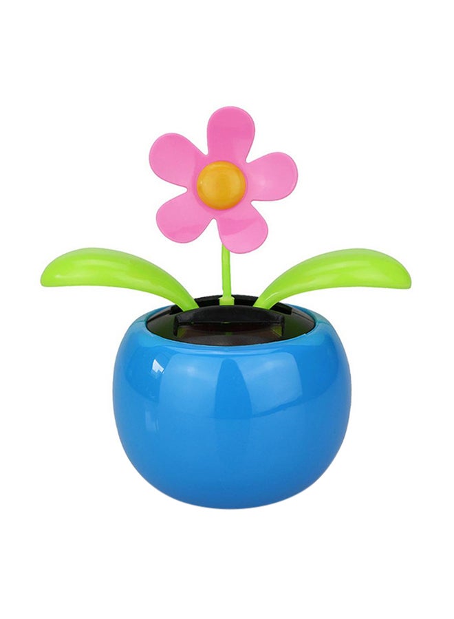 Bluelans Solar Powered Dancing Flower Flip Flop Leaves Car Display Dashboard Toy Gift 
