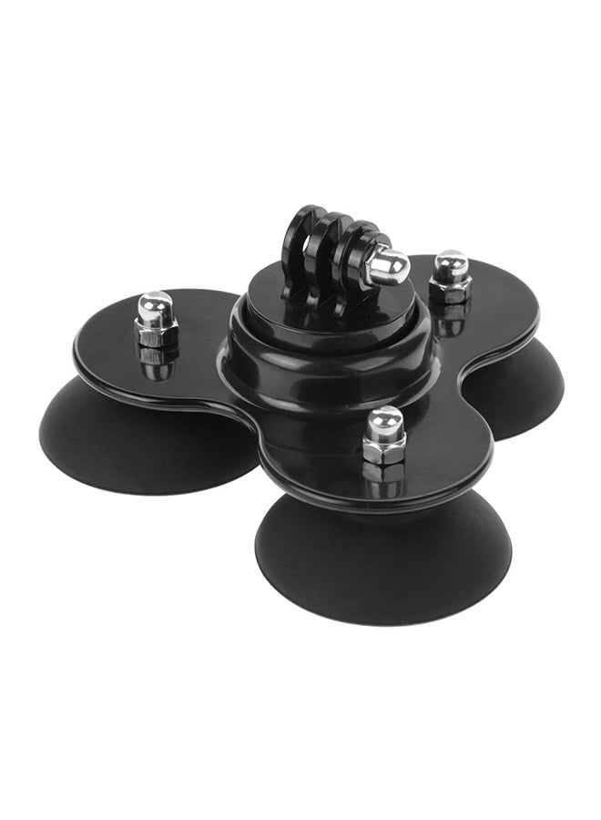 Triangle Suction Cup Mount Tripod With Screw For GoPro Hero Camera Black