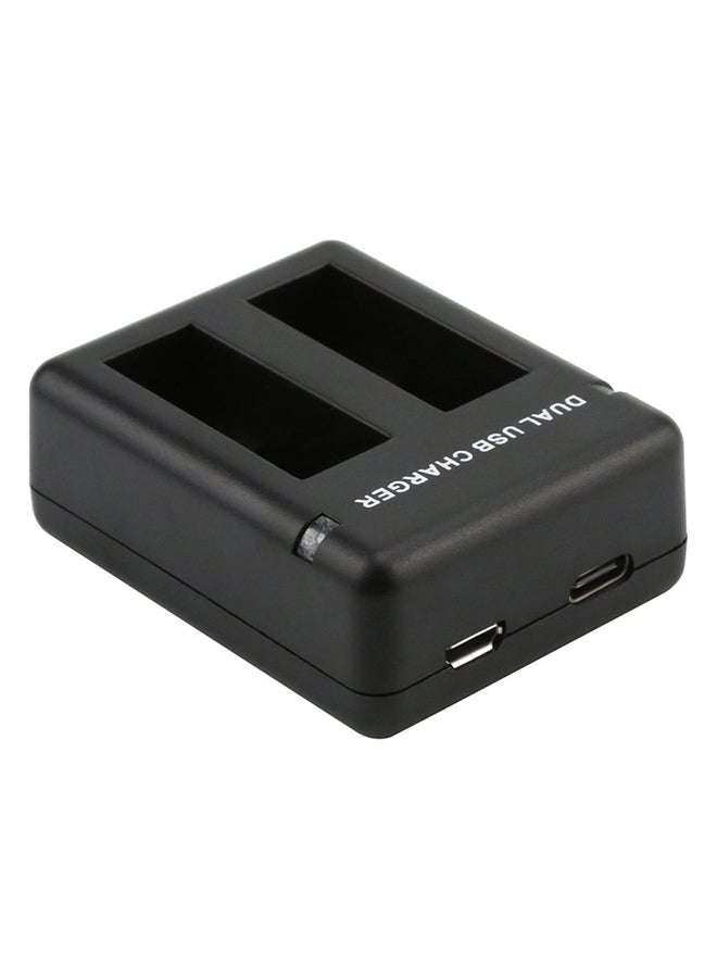 ماركة غير محددة شاحن بطارية USB مع منفذ شحن مزدوج وكابل USB لكاميرات جو برو هيرو 5\6 أسود  - Image 3